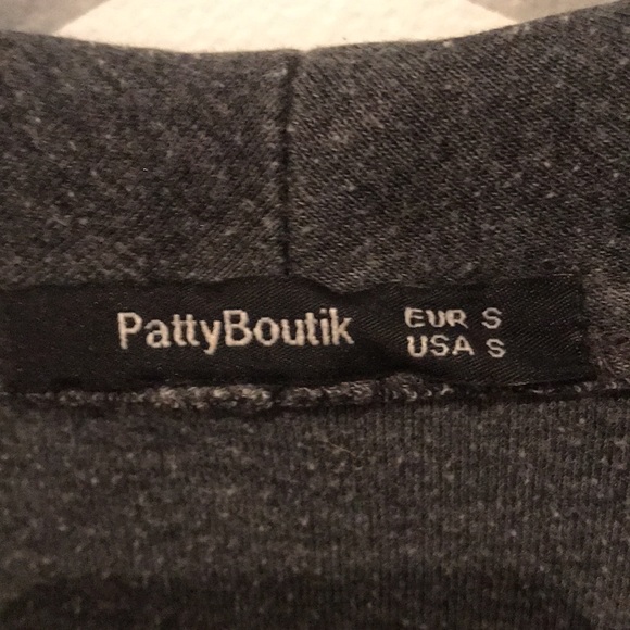 Beautiful stylish grey dress by Patty Boutik SZ Small - Picture 4 of 6